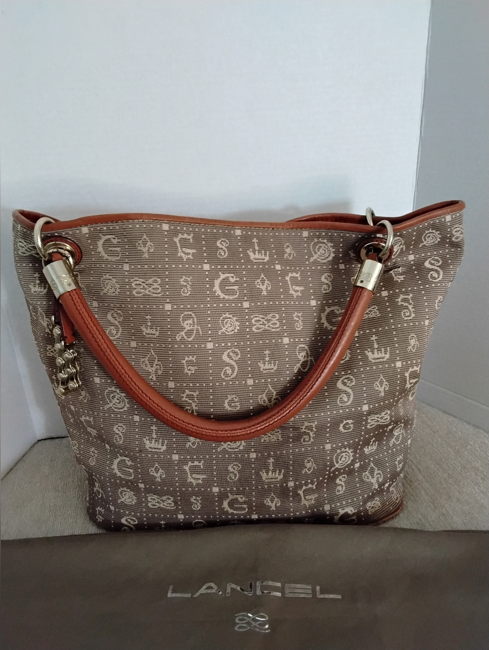 Lancel Paris Salvatore Dali Designed Tote Bag